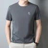 100% pure cotton short-sleeved men's T-shirt 2024 Summer Fashion Simple round-neck pure cotton T-shirt for young men Application Scenario